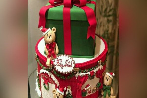 مدل کیک کریسمس 2023؛ تصاویری از دیزاین عکس کیک بابانوئل متفاوت و جذاب