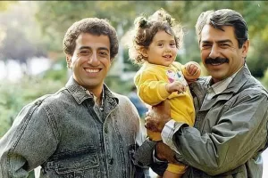 تغییر چهره خفن پریسا بازیگر خردسال ”دو نفر و نصفی ” کنار همسرش بعد از 30 سال !!!