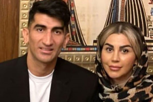 تغییر استایل شدید اکرم همسر علی بیرانوند در خارج از کشور