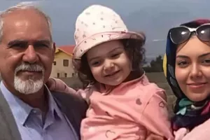 حضور تلخ گندم دختر آزاده نامداری بر مزار مادرش پس از گذشت دو سال !!