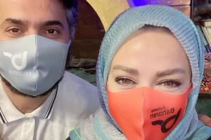 چالش لبخند با ماسک بهاره رهنما در اینستاگرام