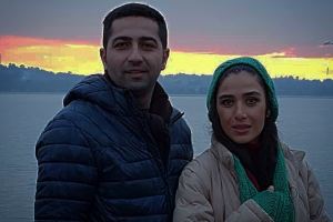 تصویری از دومین سالگرد ازدواج علی سخنگو و همسرش سارا نجفی