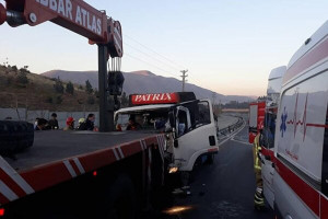 واژگونی مرگبار اتوبوس در اتوبان کرج قزوین