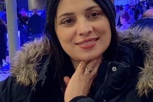 استایل جدید روشنک عجمیان با موی چتری