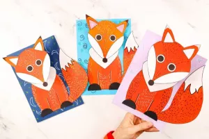 آموزش گام به گام جهت ساخت کاردستی روباه با کاغذ