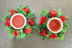 آموزش درست کردن شمع شب یلدا در خانه مرحله به مرحله