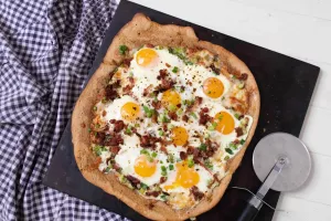 دستور پخت 3 مدل پیتزا صبحانه خانگی