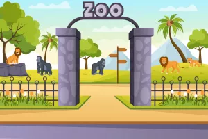 قصه یک میمون عجیب در باغ وحش برای کودکان