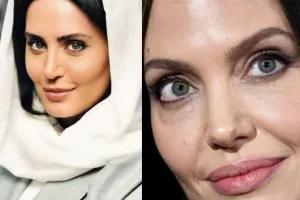الناز شاکردوست عکسی مشابه عکس آنجلینا جولی گرفت!