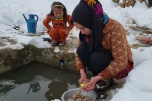 زندگی روستایی در افغانستان با سرمای زمستان چجوری است؟!
