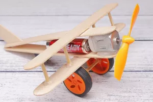 آموزش ساخت هواپیما با آرمیچر و چوب بستنی !