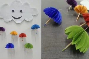 ایده های تزئین دیوار / با این چتر کاغذی دیوار اتاقتو تزئین کن