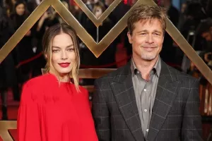 برد پیت و مارگو رابی بر روی فرش قرمز اکران فیلم بابیلون در لندن!