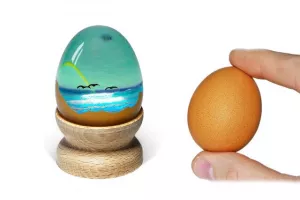 تخم مرغ رنگی های سفره هفت سین رو اینطوری درست کن همه انگشت به دهن میشن!