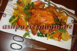 روش پخت مرغ بریان