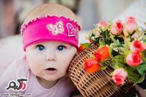 عکس های دیدنی از نوزادان دختر بامزه