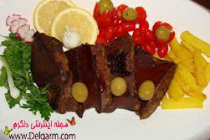 خوراک زبان گوساله