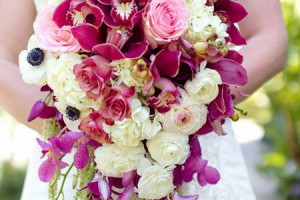 عکس هایی از دسته گل طبیعی عروس