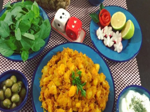 آموزش تهیه ی دوپیازه یک شام سبک