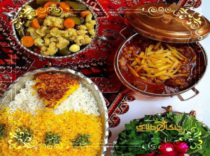 عکس های زیبا و شیک از تزیین غذا قیمه + آموزش
