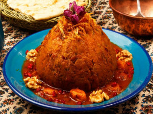 طرز تهیه کوفته قالبی سیب و عدس و گردو