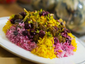 بهترین دستور پخت طرز تهیه آلبالو پلو مجلسی
