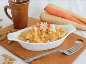 طرز تهیه ماکارونی هویج و پنیر