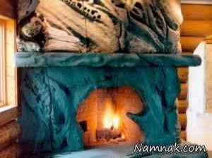 تزیین نمای بیرون و داخلی خانه با سنگ