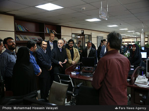 تصاویر بازدید علیاکبر صالحی از خبرگزاری فارس