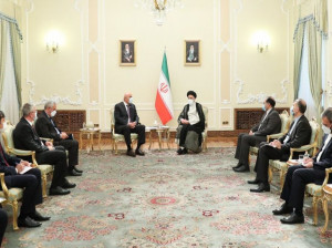 تصاویر دیدار مقامات خارجی با آیتالله رئیسی پیش از مراسم تحلیف