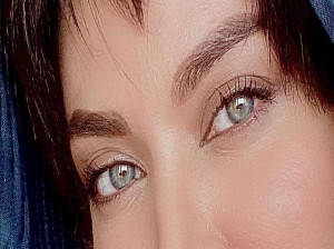 چشمان زیبای بازیگر دلربا و بی حاشیه صدا و سیما !