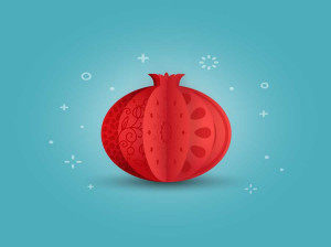 کارت پستال دیجیتال یلدا : 15 کارت پستال موزیکال، دیجیتال شب یلدا