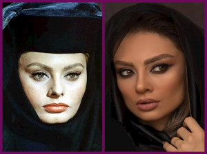 یکتا ناصر و سوفیا لورن چقدر شبیهند ؟