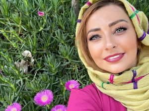 حضور جنجالی نفیسه روشن در کربلا + عکس