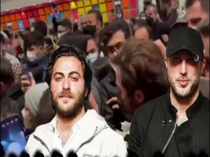 ببینید فاجعه در پردیس سینمایی کوروش/ بینی خانم طرفدار آرش و مسیح شکست!