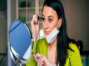 با وجود ماسک چگونه آرایش کنیم ؟