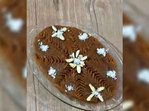 آموزش قدم به قدم حلوا با آرد نخودچی خوشمزه و مجلسی
