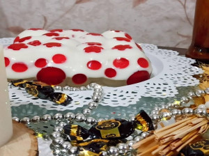 طرز تهیه ژله ویترینی خال خالی بینظیر و خوشمزه