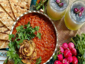 دستور پخت خوراک بادمجان کبابی غذای رستورانی بینظیر