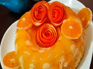 طرز تهیه کیک پرتقال با سس پرتقالی عصرانه ای مقوی و سالم