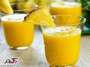 روش تهیه اسموتی پرتقال آناناس