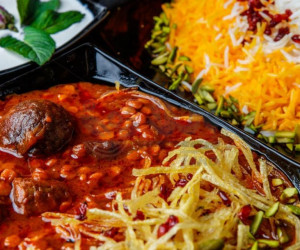 آموزش پخت خورش قیمه برای گیاه خواران