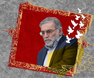 عکس محسن فخری زاده : 15 عکس نوشته شهید محسن فخری زاده برای پروفایل