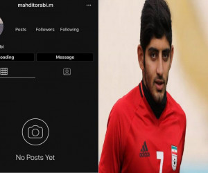 بسته شدن اکانت اینستاگرام مهدی ترابی توسط اینستا