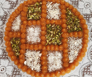 30 ایده جذاب و دیدنی برای تزیین حلوا با پودر نارگیل