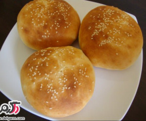 روش تهیه نان همبرگر در خانه