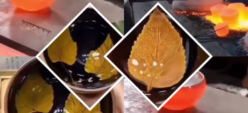 ببینید: ژاپنی ها چگونه برگ را به هنر کیمیا کنند !؟ ساخت ظروف سرامیکی از خاک و برگ و طلا !