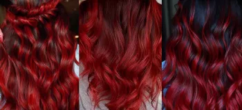 آموزش ترکیب ۸ مدل رنگ موی قرمز بدون دکلره
