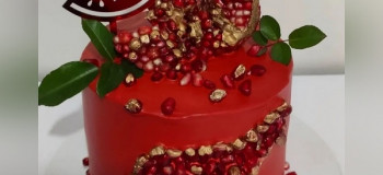 کیک شب چله ۲۰۲۳؛ مدل جدید تزیین کیک شب یلدا به شکل هندوانه و انار