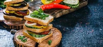 ساندویچ کدو سبز، غذایی گیاهی و بدون گوشت